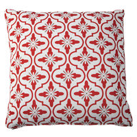 Coussin de jardin en tissu motifs tricolores 45x45 ADOUR Coussin de jardin en tissu motifs tricolores 45x45 ADOUR