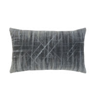 Coussin en coton gris et beige imprimé 30x50 Coussin en coton gris et beige imprimé 30x50