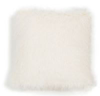 Coussin en fausse fourrure écru 45 x 45 cm ASTRAKAN Coussin en fausse fourrure écru 45 x 45 cm ASTRAKAN