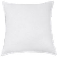 Coussin en lin lavé blanc 60x60 Coussin en lin lavé blanc 60x60