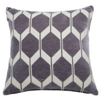 Coussin graphique anthracite et blanc 45x45 Coussin graphique anthracite et blanc 45x45