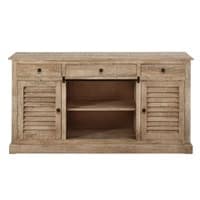 Credenza a 2 ante e 3 cassetti in mango Credenza a 2 ante e 3 cassetti in mango
