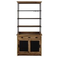 Credenza alta in massello di mango L 101 cm Credenza alta in massello di mango L 101 cm
