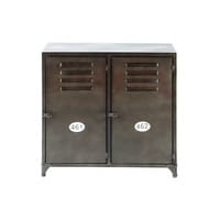 Credenza stile industriale n metallo a 2 ante Credenza stile industriale n metallo a 2 ante