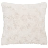 ANASTASIE - Cuscino bianco in simil pelliccia 45x45 cm