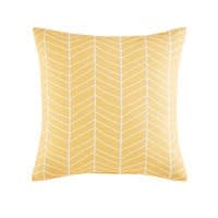 Cuscino da esterno giallo a motivi grafici, 45x45 Cuscino da esterno giallo a motivi grafici, 45x45