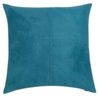 Cuscino in suédine blu di Sassonia 40x40 cm, OEKO-TEX®