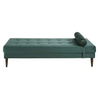 OLIVIA - Daybed 2 places en velours vert
