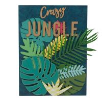 Déco murale feuilles tropicales 30x40 Déco murale feuilles tropicales 30x40