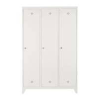 YSEE - Dressing 3 portes en métal blanc