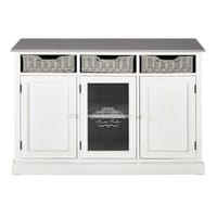Dressoir, paulownia, wit Dressoir, paulownia, wit