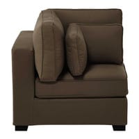 Eckelement modular aus Baumwolle, taupe Eckelement modular aus Baumwolle, taupe