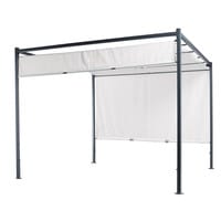 Ecru katoenen tuinprieel H220 Ecru katoenen tuinprieel H220