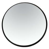 ARGENTIERE - Espejo redondo negro D. 56