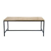 Esstisch im Industrial-Stil für 6/8 Personen aus massivem Tannenholz und Metall L150 Esstisch im Industrial-Stil für 6/8 Personen aus massivem Tannenholz und Metall L150