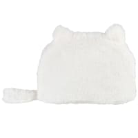 BLUSH - Estojo de gato em imitação de pelo branco