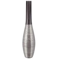 ETNIC clay vase in silver H 76cm ETNIC clay vase in silver H 76cm