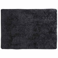 POLAIRE - Fabric Long Pile Rug in Charcoal Grey 200 x 300cm
