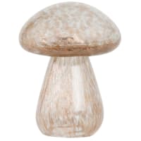 Figura de seta de cristal tintado marrón Alt. 13