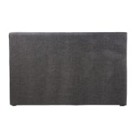 MORPHEE - Fodera di testata da letto 180 cm grigio carbone