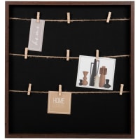 NEOULES - Fotowechselrahmen, schwarz und beige, 45x45cm