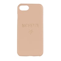 BICHETTE - Funda para iPhone 6/7/8/SE rosa y dorada
