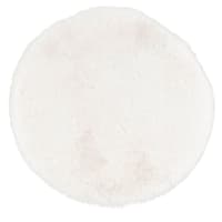 TOLGA - Galette en imitation fourrure blanche D40