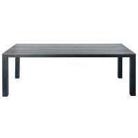 ESCALE - Gartentisch aus Aluminium 8/10 Personen, L230, grau anthrazit