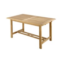 Gartentisch aus massivem Teakholz, B 150 cm Gartentisch aus massivem Teakholz, B 150 cm