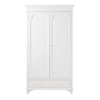 IDYLLE - Gebroken witte garderobe met 2 deurtjes