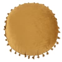 Geel fluwelen kussen D40