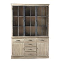 Geschirrschrank aus Recyclingholz Geschirrschrank aus Recyclingholz