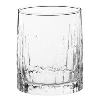 Set van 6 - Glas van gehamerd glas