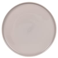 Set of 6 - Gold and taupe porcelain dinner plate