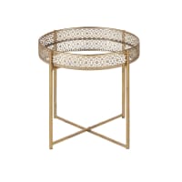 FATDA - Gold-coloured metal side table