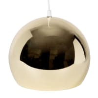 SCOPELLO - Gold metal globe pendant light