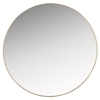 KENYA - Gold metal mirror D40cm