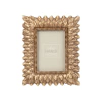 GRACE - Goudkleurige fotokader met verweerd effect 7x9