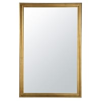ISABEAU - Goudkleurige spiegel met sierlijst 181 x 121 cm