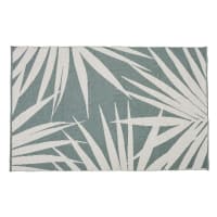 MAICAO - Green and beige foliage print rug 120x180cm