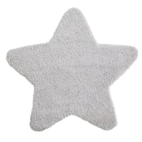 CELESTE - Grey Star Rug 100x100