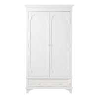 IDYLLE - Guardarropa blanco roto con 2 puertas