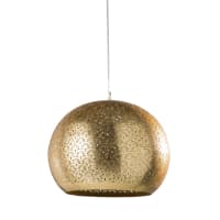 SELENA - Hanglamp van goudkleurig en gebeiteld metaal