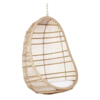 LOVING - Hangstoel van gevlochten hars met rotaneffect