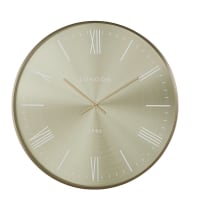 OAKPARK - Horloge en métal doré D74