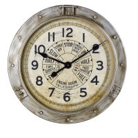 Horloge indus en métal effet vieilli D85 Horloge indus en métal effet vieilli D85