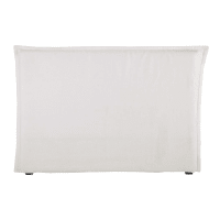 MORPHEE - Housse de tête de lit 160 en lin lavé blanche