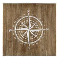Houten wanddecoratie 90x90 KOMPASS Houten wanddecoratie 90x90 KOMPASS