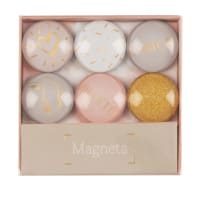 BLUSH - Imanes de burbujas con estampado multicolor (x6)