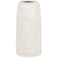 Jarra em grés branco e cinzento-claro A25